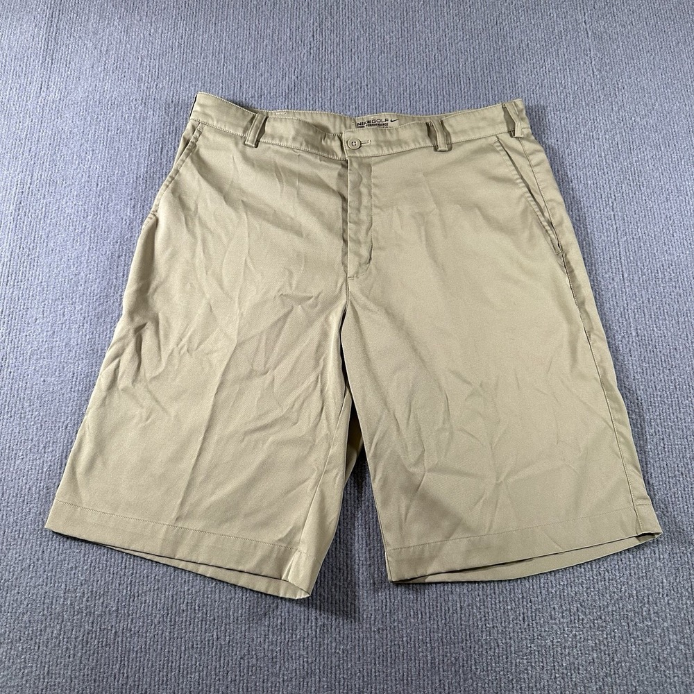 Nike Golf Performance Shorts Mens Size 32 Dri Fit Straight Fit Stretch Preppy